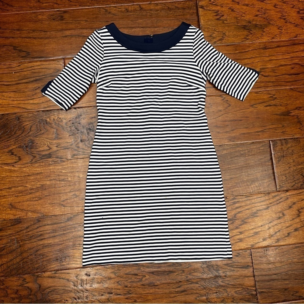 Banana republic striped stretch‎ dress